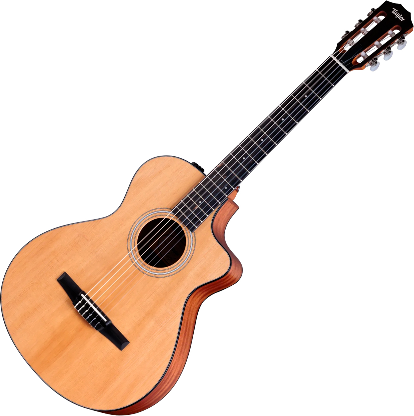 Taylor 112ce-n Grand Concert Cw Nylon Epicea Sapele Eb Esn - Natural Matte - Guitare Classique Format 4/4 - Variation 7