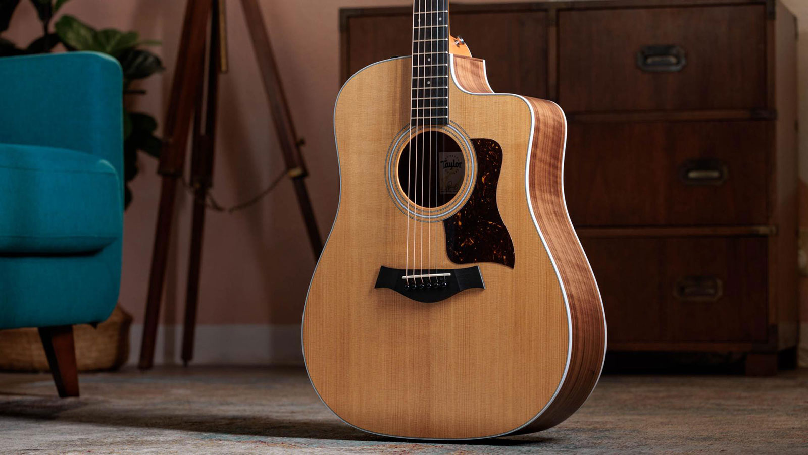 Taylor 210ce 2024 Dreadnought Cw Epicea Noyer Eb Es2 - Natural - Guitare Electro Acoustique - Variation 2