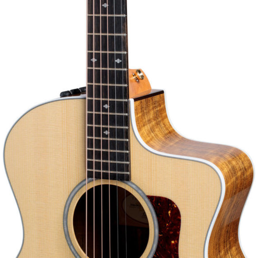 Taylor 214ce-fo Dlx Grand Auditorium Cw Epicea Ovangkol Es2 - Natural - Guitare Electro Acoustique - Variation 2