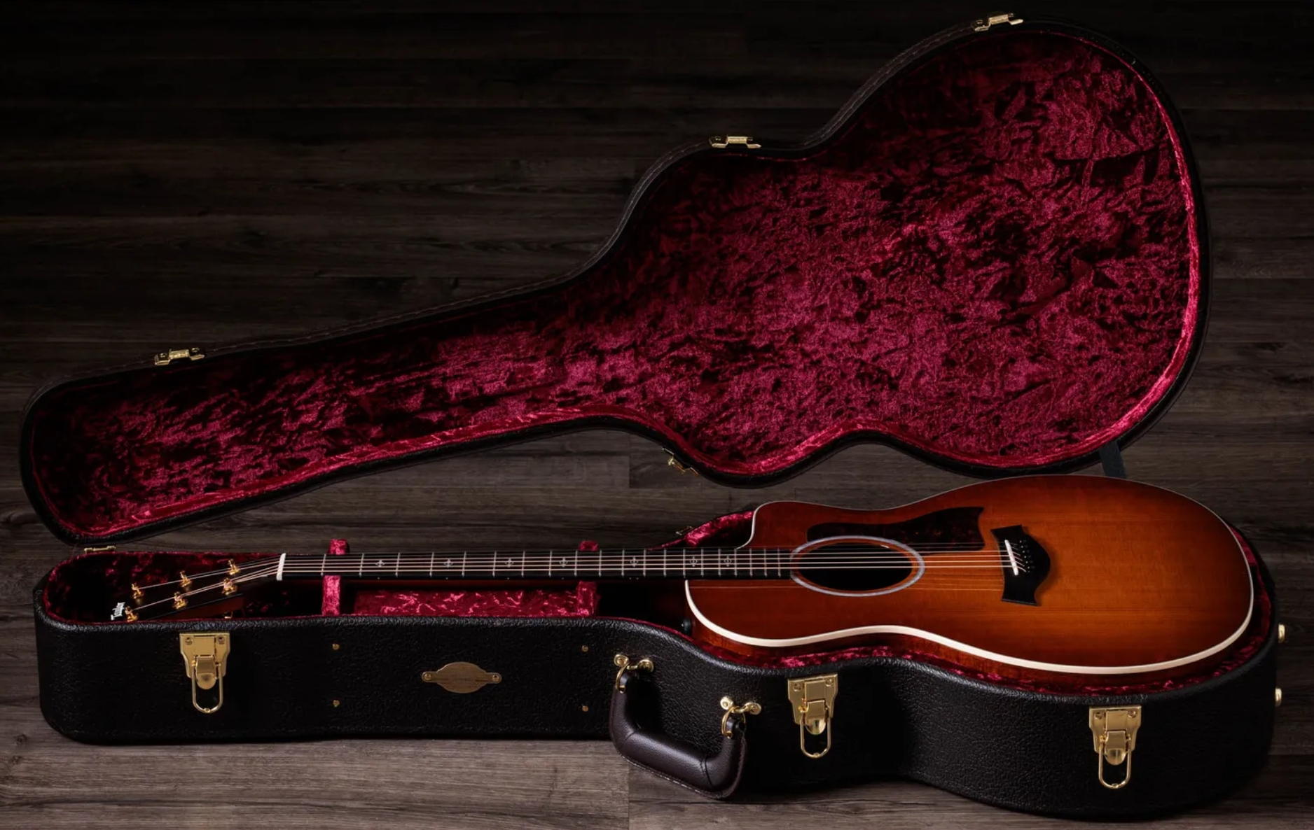 Taylor 214ce-k Dlx Special Edition Grand Auditorium Cw Epicea Palissandre Eb Es2 - Honeyburst - Guitare Folk - Variation 7