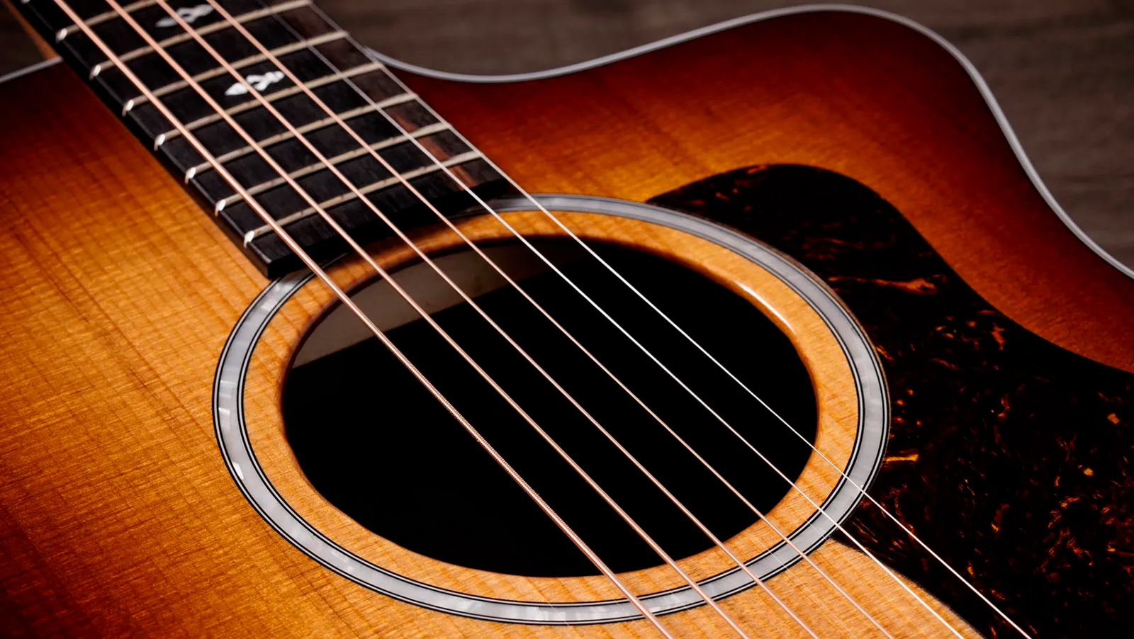Taylor 214ce Sunset Blvd Mex Grand Auditorium Cw Epicea Noyer Eb Es2 - Shaded Edgeburst Top - Guitare Folk - Variation 3