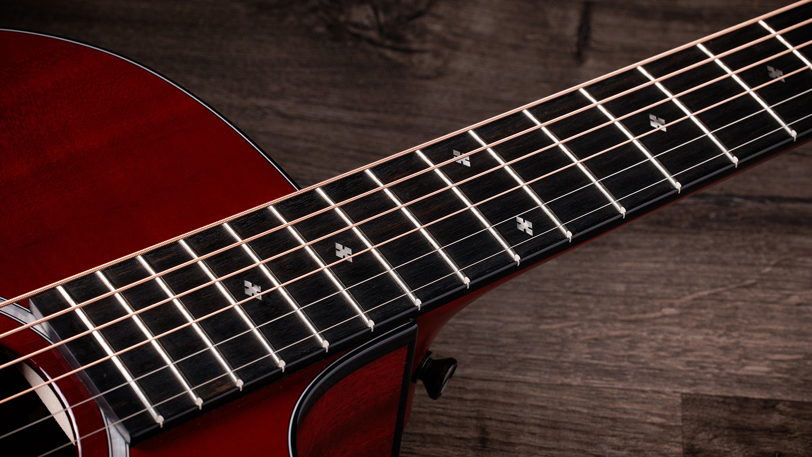 Taylor 224ce Plus Special Edition Grand Auditorium Cw Acajou Sapele Eb Es2 - Trans Red - Guitare Folk - Variation 3