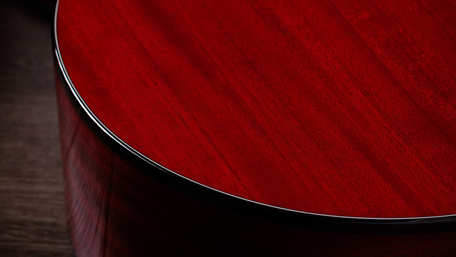 Taylor 224ce Plus Special Edition Grand Auditorium Cw Acajou Sapele Eb Es2 - Trans Red - Guitare Folk - Variation 5
