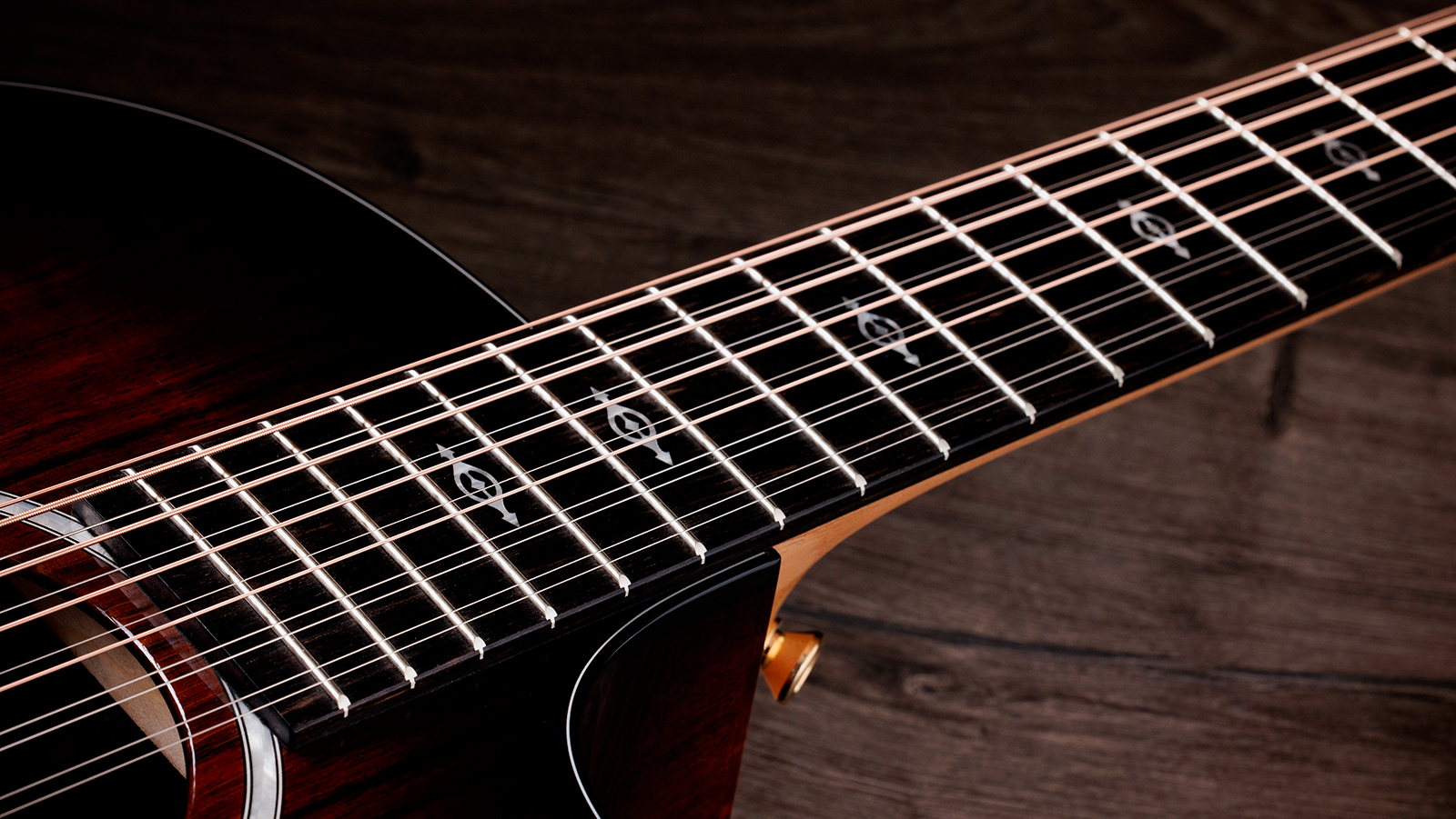 Taylor 264ce-k Dlx Grand Auditorium Cw 12c Tout Koa Eb Es2 - Shaded Edge Burst - Guitare Folk - Variation 5