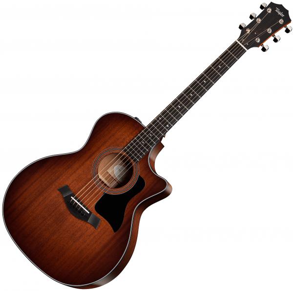 Guitare electro acoustique Taylor 324ce V-Class - shaded edge burst top