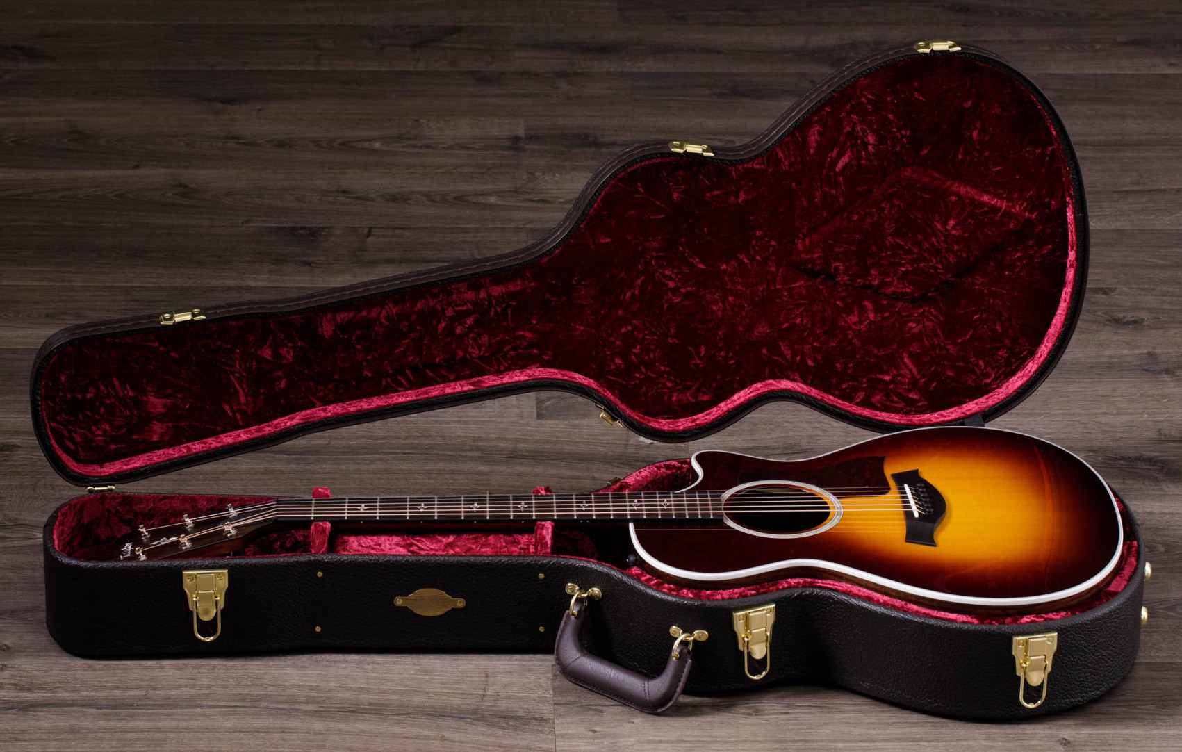 Taylor 412ce Grand Concert Cw Epicea Palissandre Eb Es2 - Tobacco Sunburst Top - Guitare Electro Acoustique - Variation 8