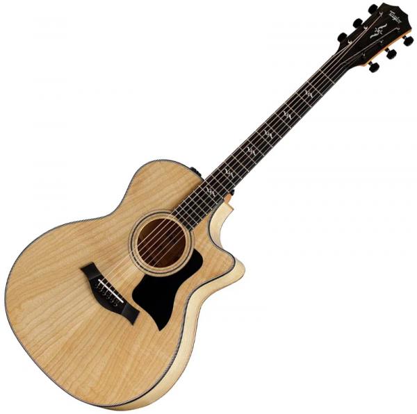 Guitare acoustique Taylor 424ce Urban Ash Ltd - Natural blonde