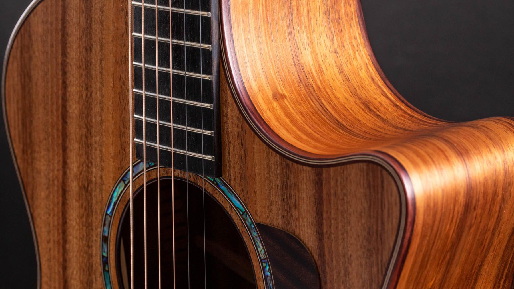 Taylor 724ce Grand Auditorium Cw Tout Koa Eb Es2 - Natural Matte - Guitare Folk - Variation 2