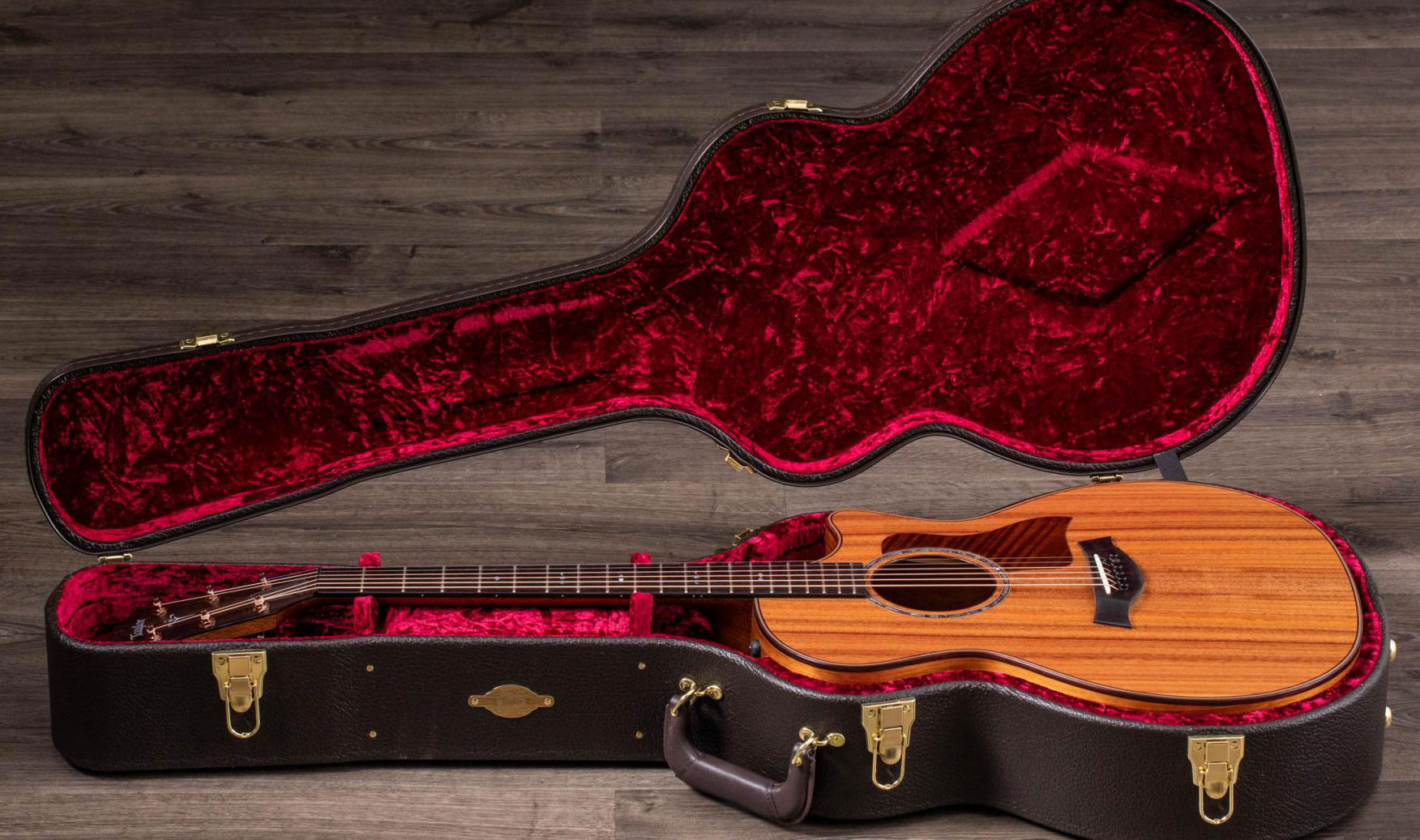 Taylor 724ce Grand Auditorium Cw Tout Koa Eb Es2 - Natural Matte - Guitare Folk - Variation 8