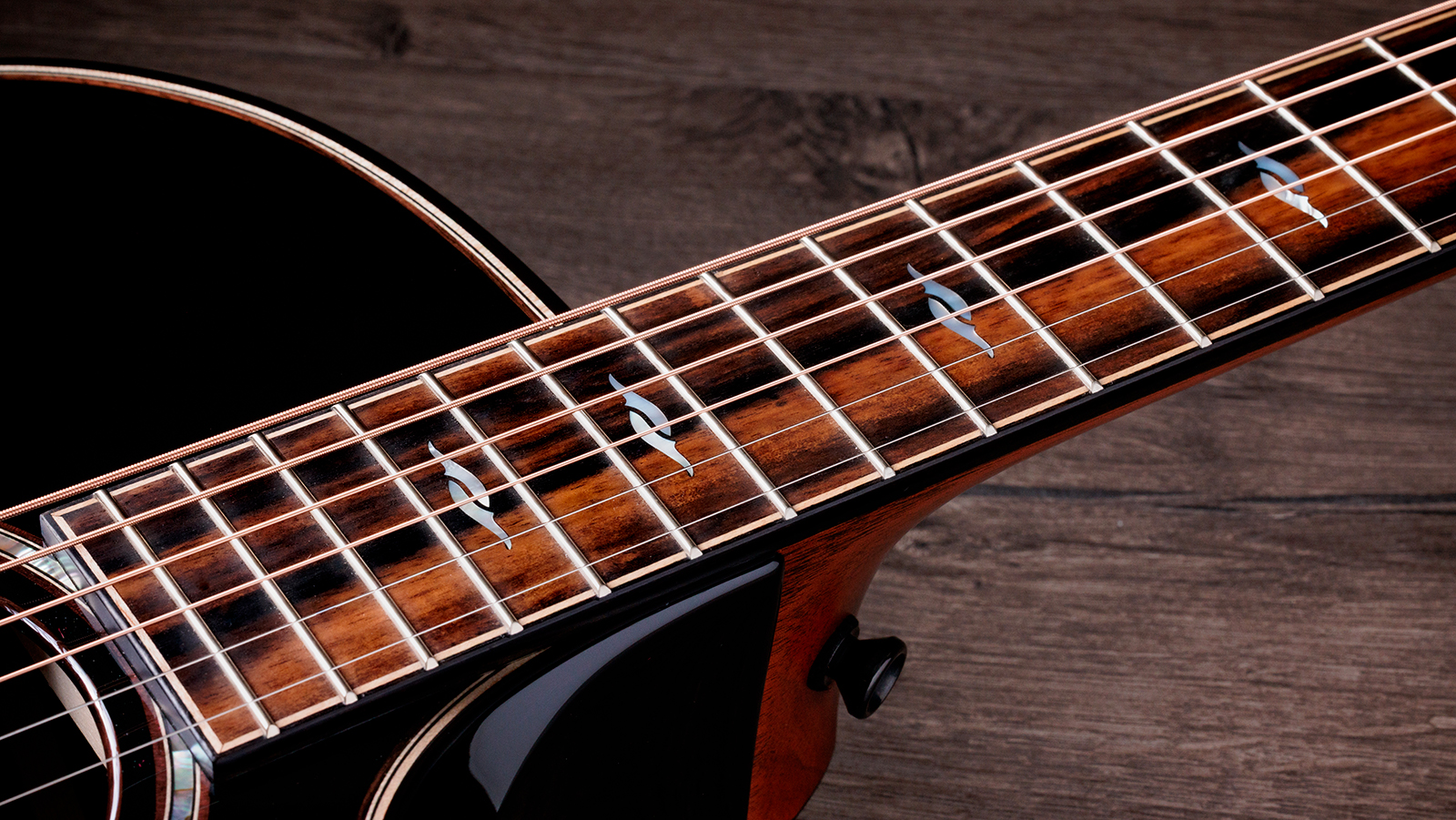 Taylor 814ce Builders Edition Next Gen. Grand Auditorium Cw Tout Epicea Palissandre Eb Claria - Blacktop & Kona Edgeburst - Guitare Folk - Variation 3