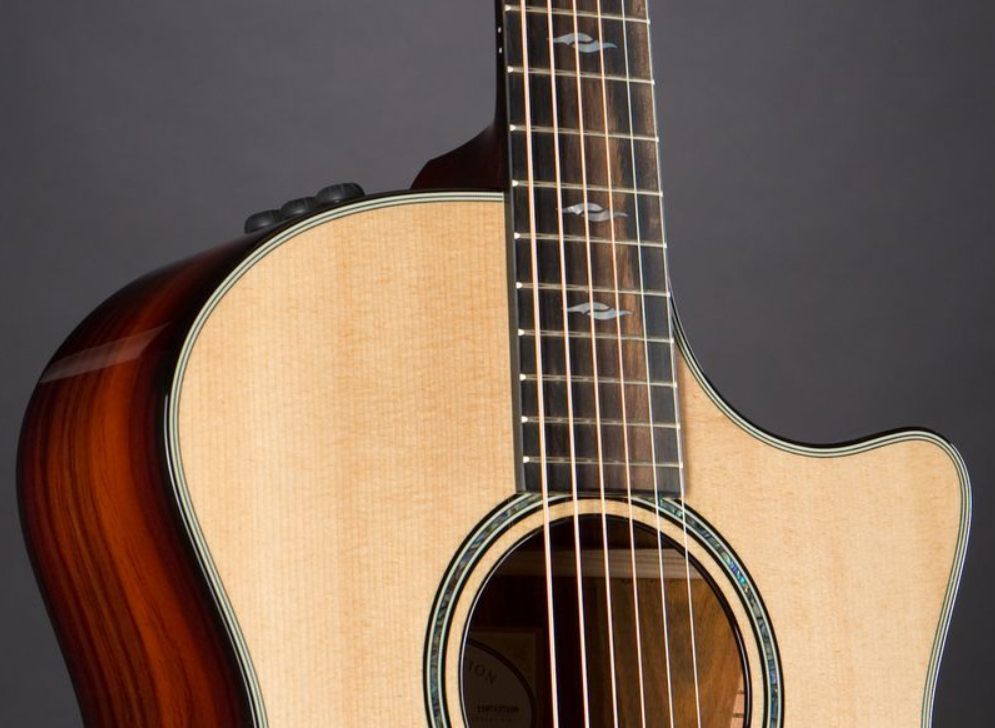 Taylor 814ce-ltd 2020 V-class Grand Auditorium Cw  Epicea Cocobolo Eb Es2 - Natural - Guitare Electro Acoustique - Variation 3