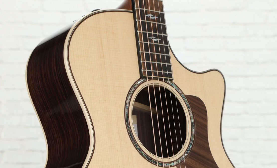 Taylor 814ce V-class 2018 Grand Auditorium Cw Epicea Palissandre Es2 - Natural - Guitare Electro Acoustique - Variation 2