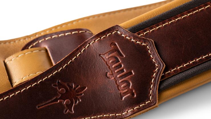Taylor Ascension Strap Cordovan Leather 3.0 Inches Cordovan Black Butterscotch - Sangle Courroie - Variation 3