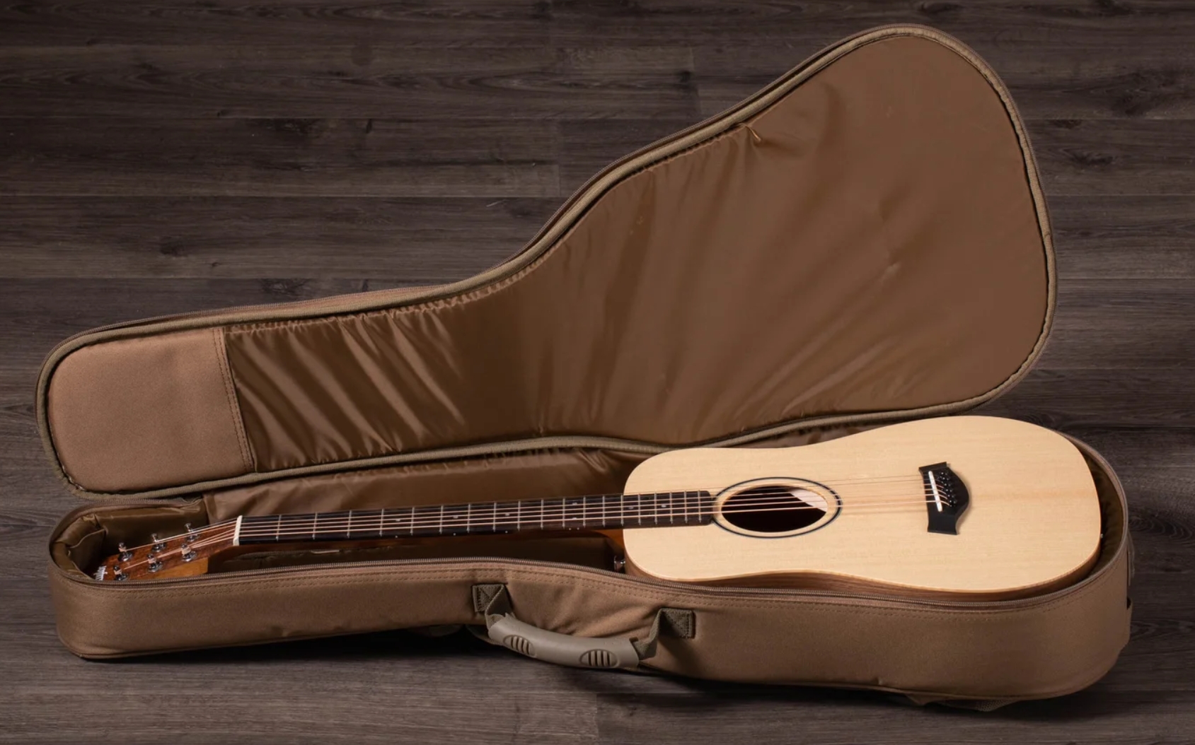 Taylor Baby Bt1e (torrefied Top) Mini Dreadnought Epicea Noyer Eb Esb +housse - Natural - Guitare Folk - Variation 9