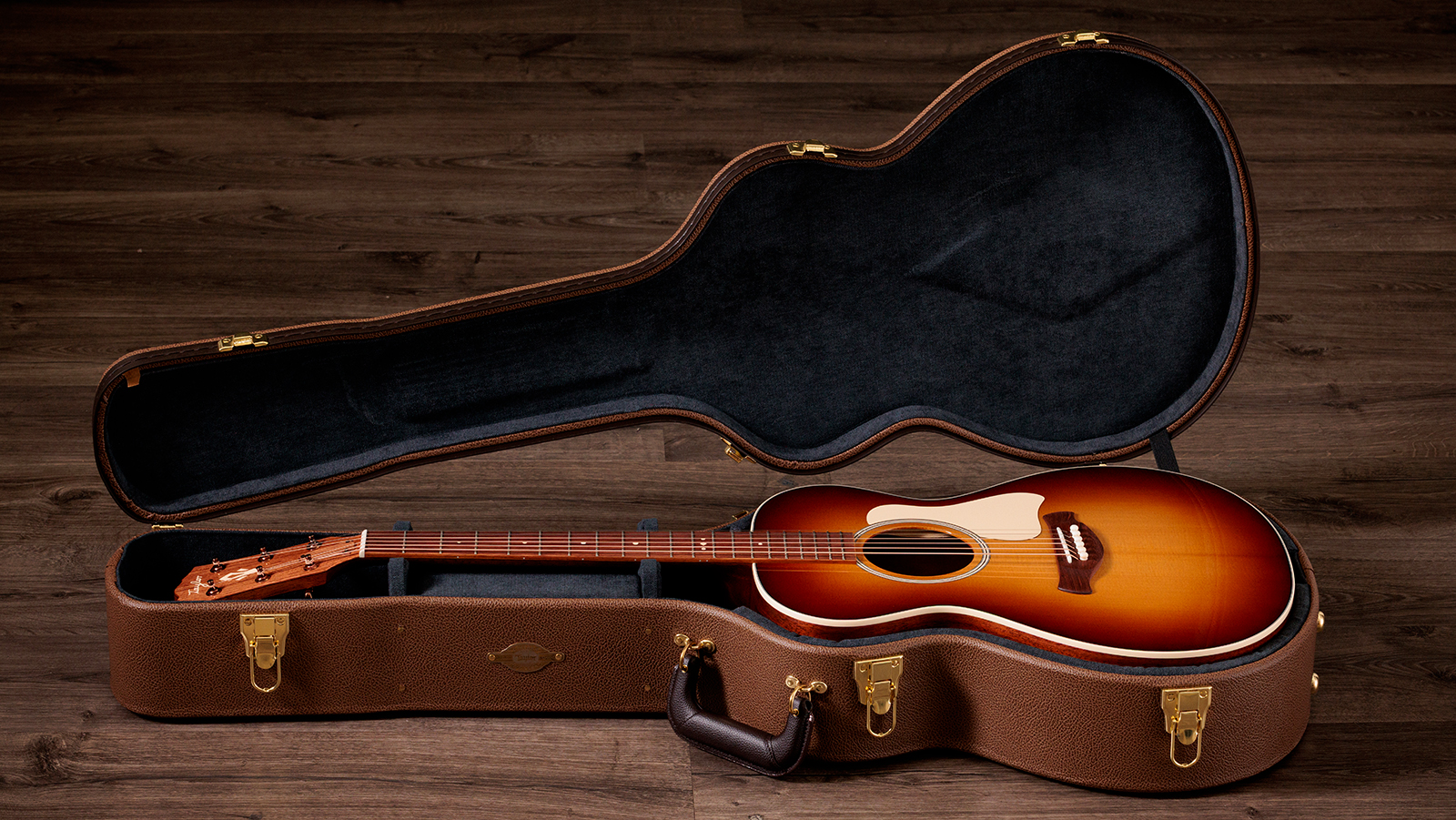 Taylor Ben Harper 512e Gold Label Signature Grand Concert Cw Epicea Acajou Eb Claria - Custom Shaded Edgeburst - Guitare Folk - Variation 10