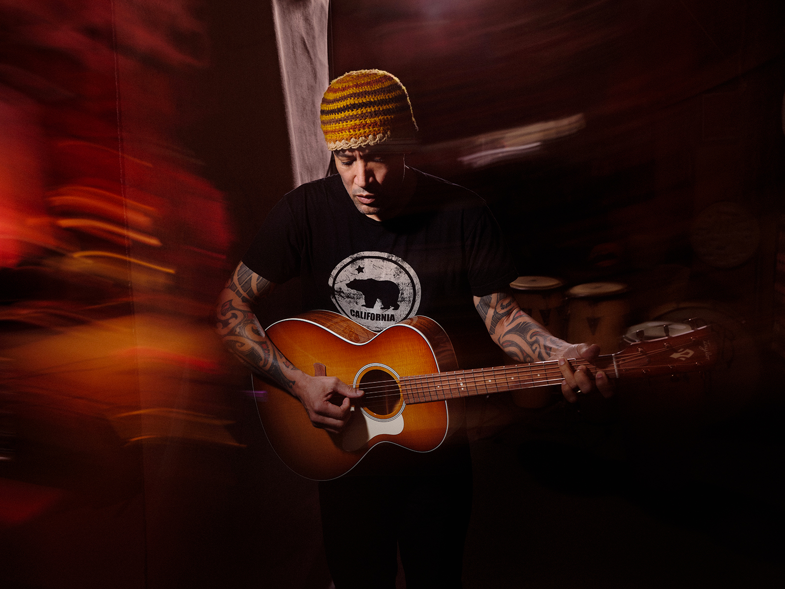 Taylor Ben Harper 512e Gold Label Signature Grand Concert Cw Epicea Acajou Eb Claria - Custom Shaded Edgeburst - Guitare Folk - Variation 11