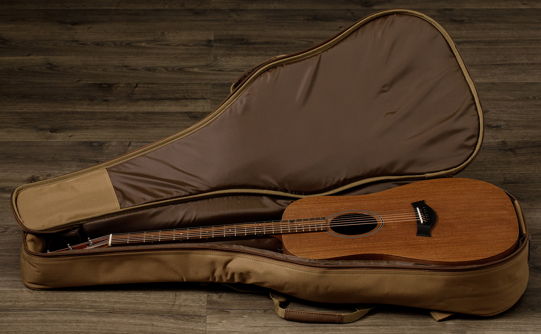 Taylor Big Baby Bbt Walnut/walnut Dreadnought 15/16 Tout Noyer Eb - Natural - Guitare Acoustique Voyage - Variation 5