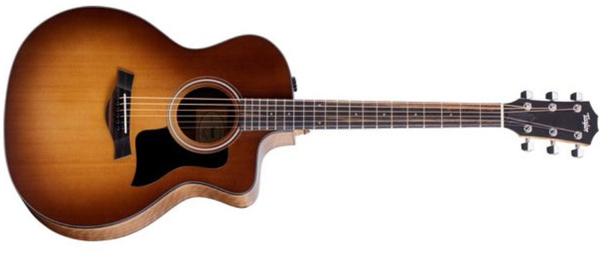 Taylor 114ce-sb Special Edition Grand Auditorium Cw Epicea Noyer Eb Es2 - Satin Sunburst Top - Guitare Electro Acoustique - Main picture