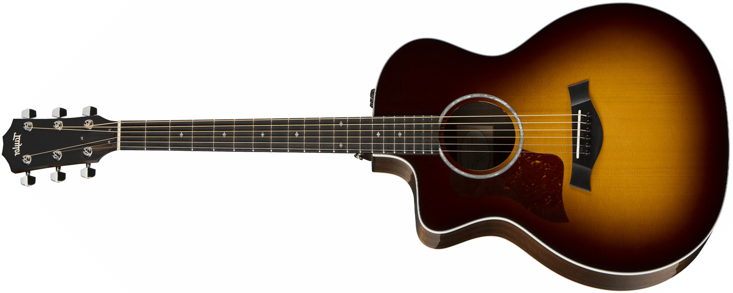 Taylor 214ce-cf Dlx Sb Lh Gaucher Grand Auditorium Cw Epicea Copafera Es2 - Sunburst - Guitare Electro Acoustique - Main picture