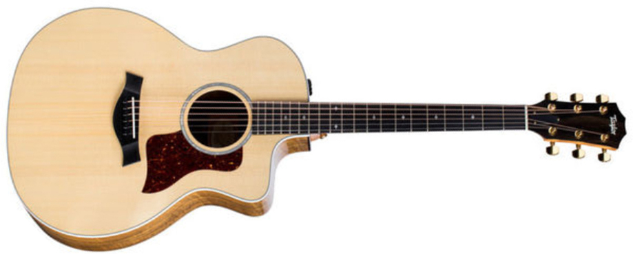 Taylor 214ce-fo Dlx Grand Auditorium Cw Epicea Ovangkol Es2 - Natural - Guitare Electro Acoustique - Main picture