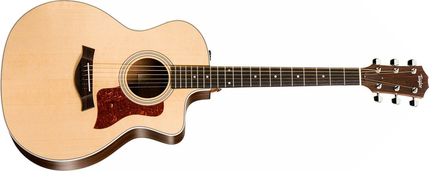 Taylor 214ce Grand Auditorium Natural Gloss Top - Guitare Acoustique - Main picture