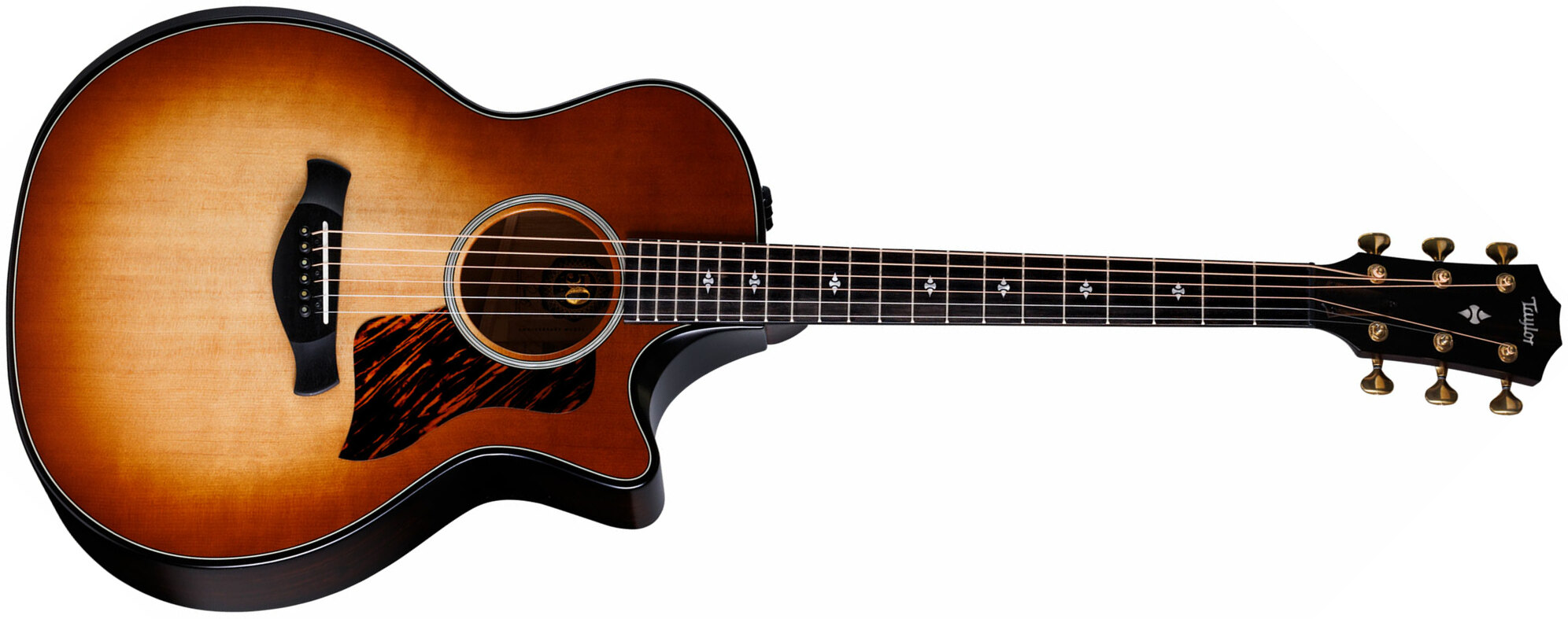 Taylor 314ce Builder's Edition 50th Anniversary Grand Auditorium Cw Epicea Urban Ash Eb Es2 - Kona Burst - Guitare Electro Acoustique - Main picture