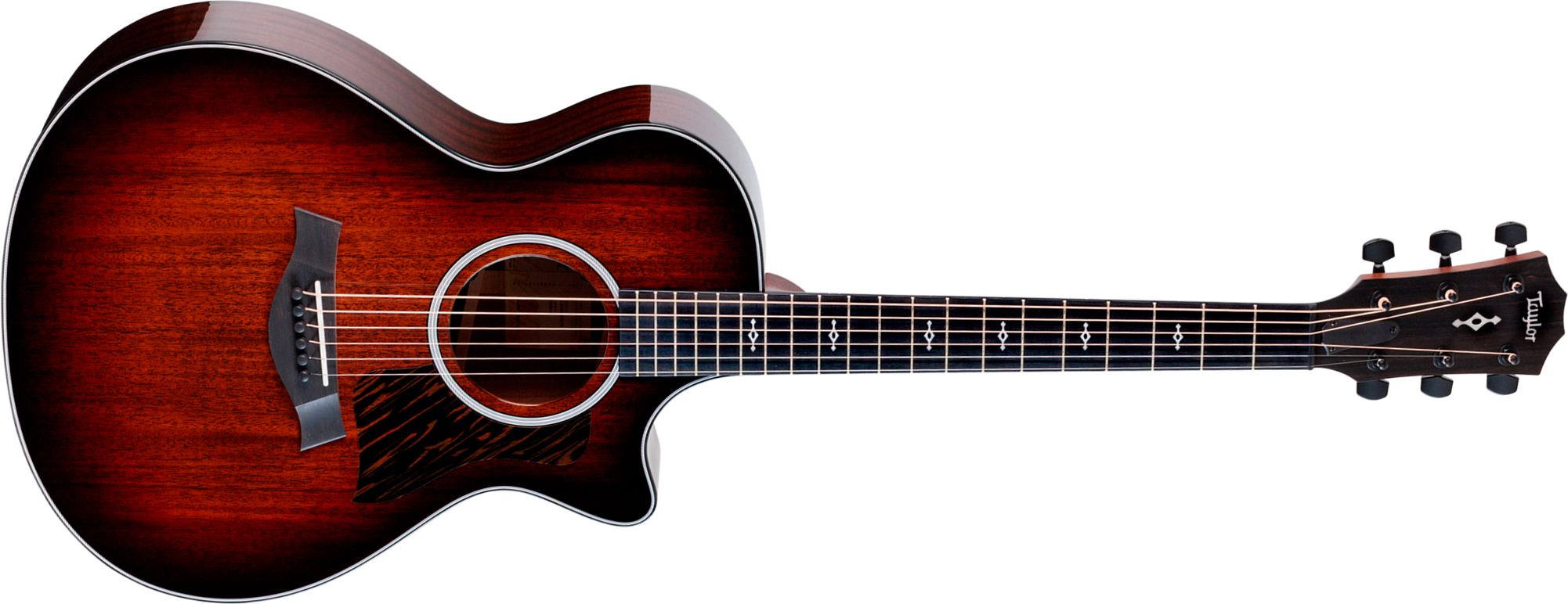 Taylor 322ce Next Gen. Grand Concert Cw Shsc Acajou Sapele Eb Claria - Medium Brown Stain - Guitare Folk - Main picture