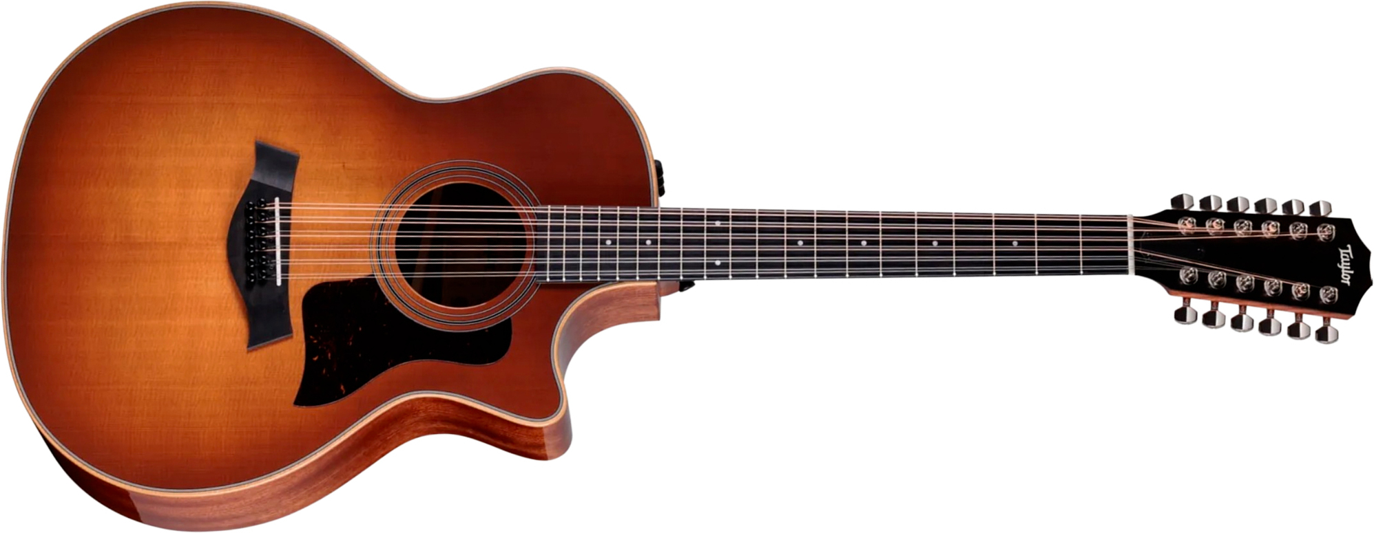 Taylor 354ce Studio Special Edition Grand Auditorium Cw 12c Epicea Sapele Eb Es2 - Honeyburst - Guitare Folk - Main picture