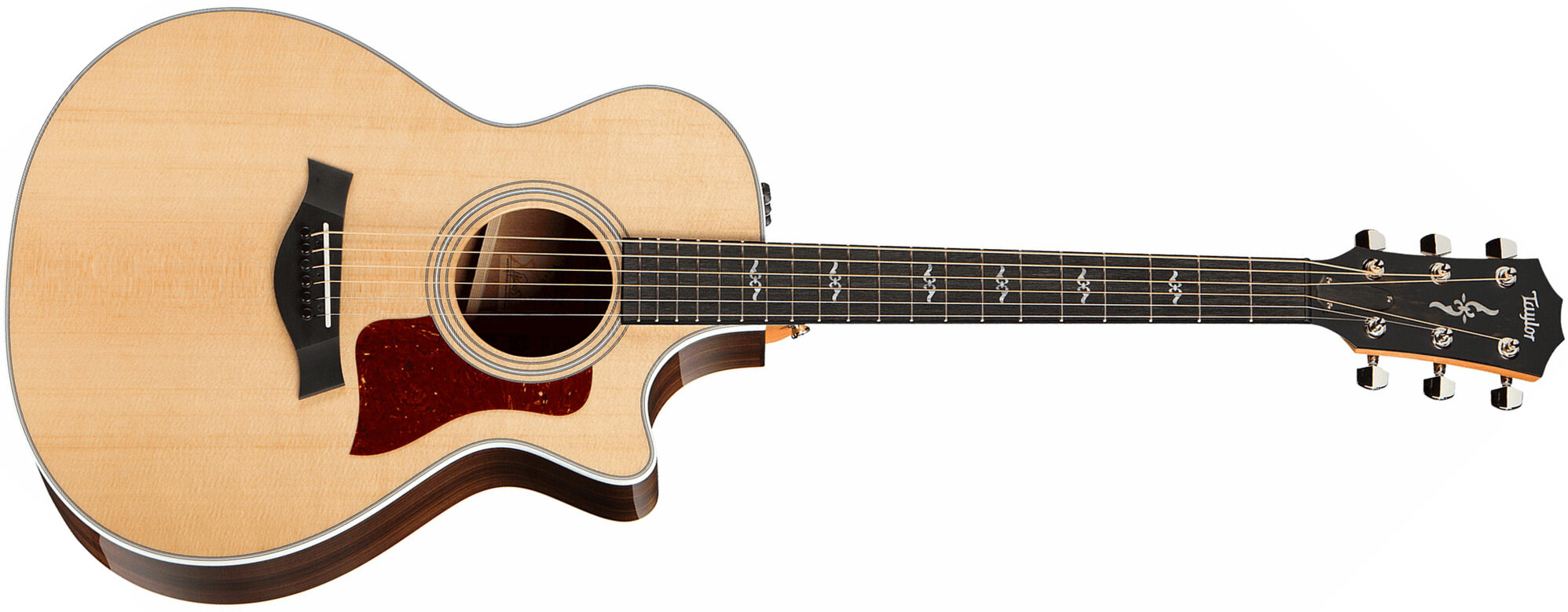 Taylor 412ce-r Grand Concert Cw Epicea Palissandre Eb Es2 - Natural - Guitare Electro Acoustique - Main picture