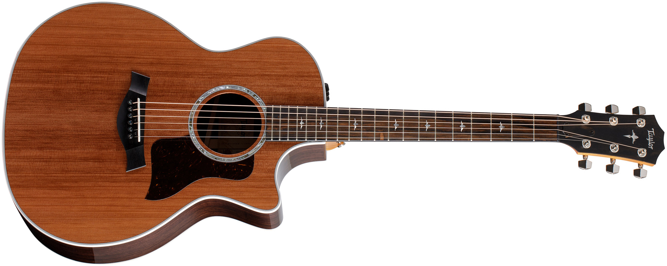 Taylor 414ce Ltd Redwood Imperial Inlays Grand Auditorium Cw Sequoia Palissandre Eb Es2 - Natural - Guitare Electro Acoustique - Main picture