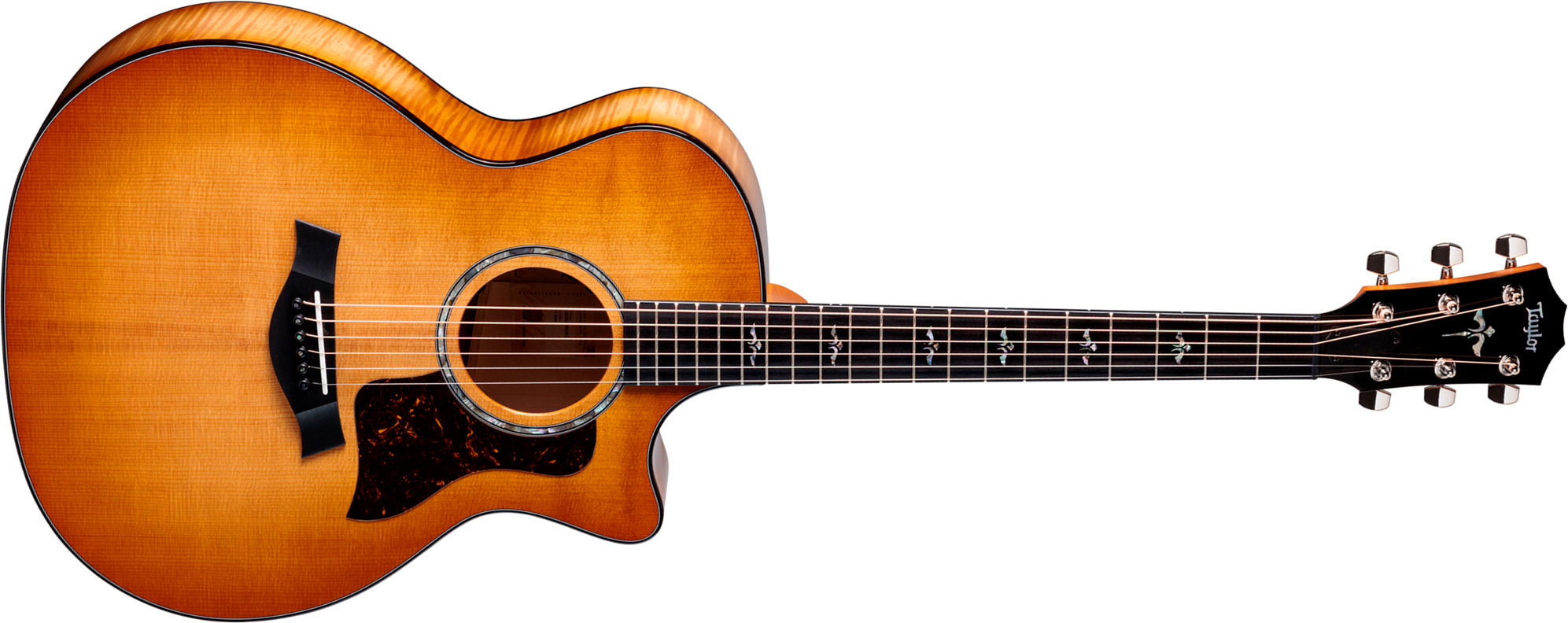 Taylor 614ce Next Gen. Grand Auditorium Cw Epicea Erable Eb Claria - Antique Blonde - Guitare Folk - Main picture