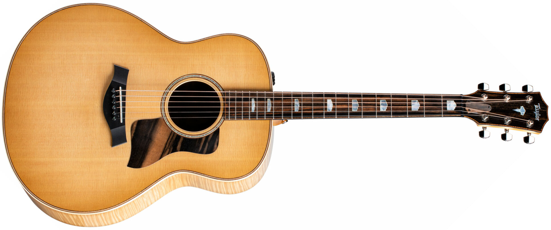 Taylor 618e Grand Orchestra Epicea Erable Eb Es2 - Antique Blonde - Guitare Acoustique - Main picture