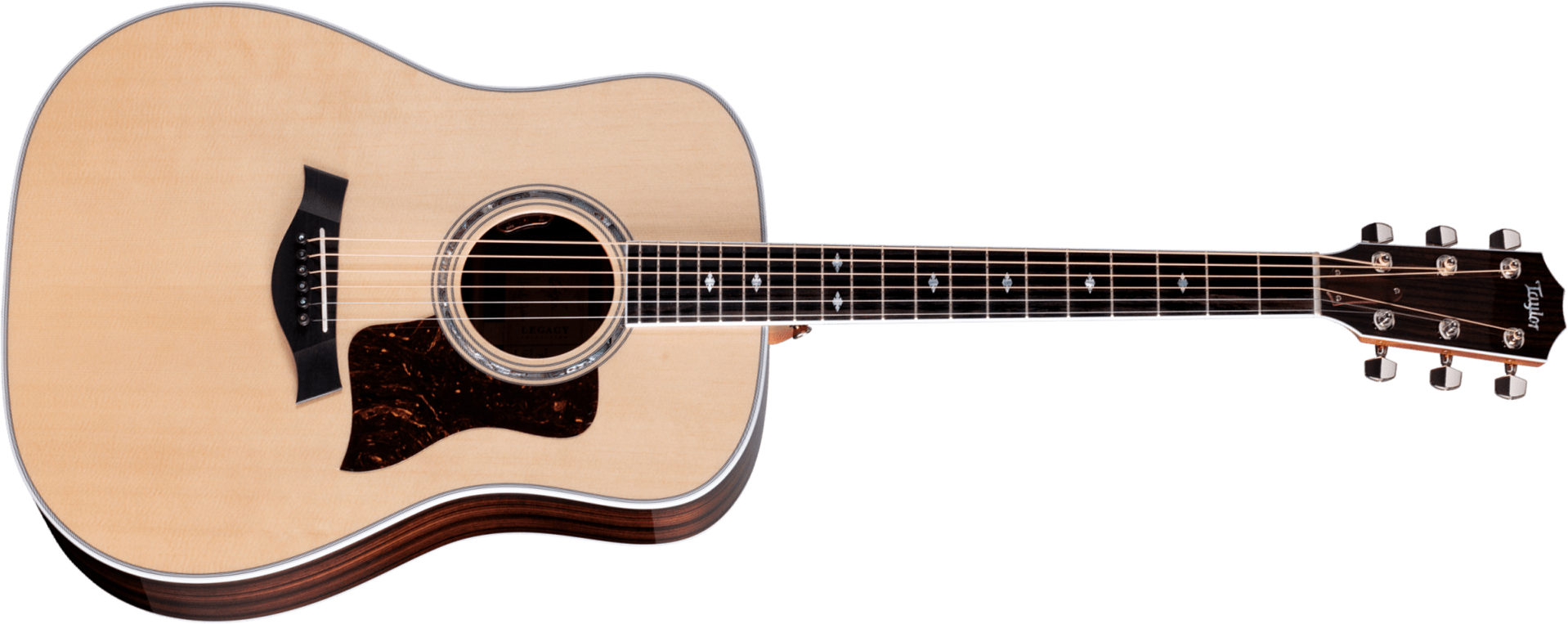 Taylor 810e Legacy Dreadnought Epicea Palissandre Eb Lr Baggs Vtc - Natural - Guitare Folk - Main picture