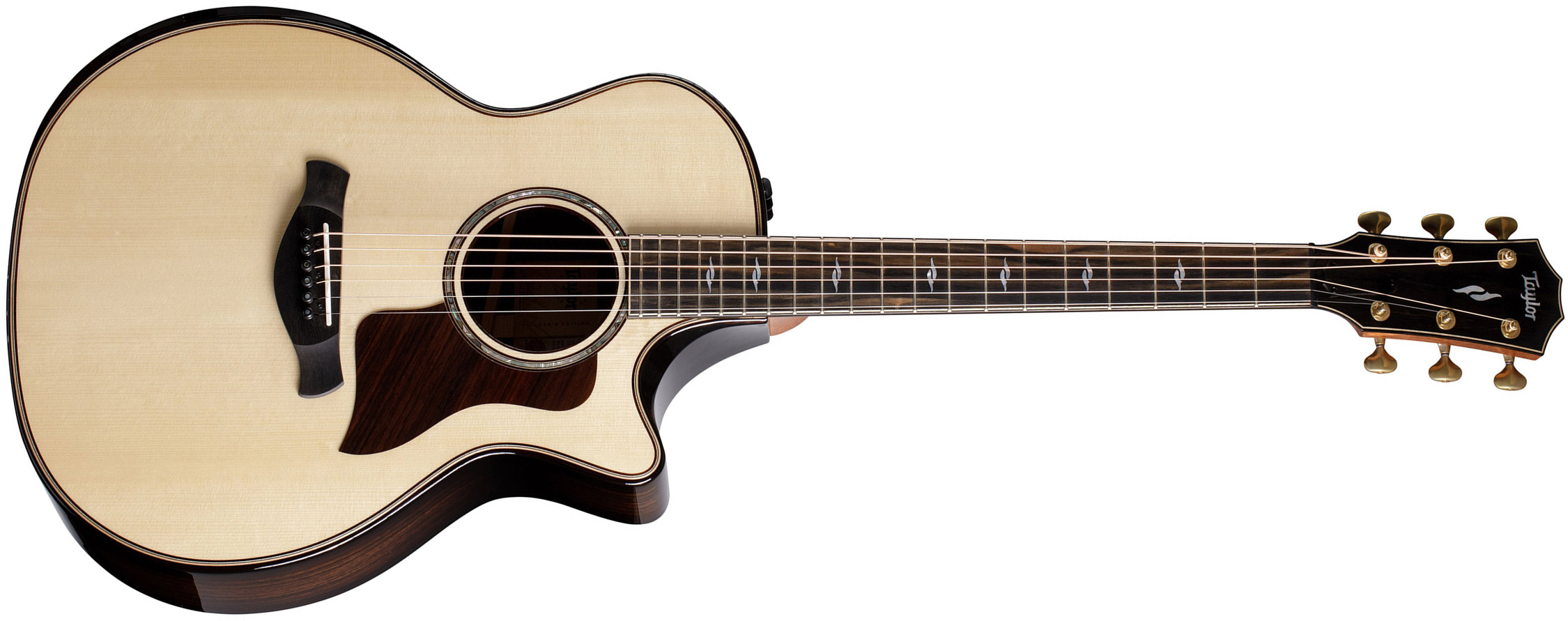 Taylor 814ce Builder's Edition Grand Auditorium Cw Epicea Palissandre Eb Es2 - Natural - Guitare Electro Acoustique - Main picture