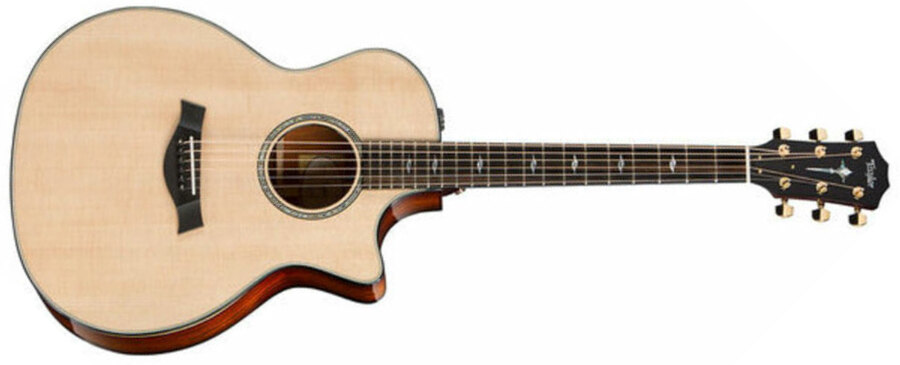 Taylor 814ce Ltd Namm 2018 Grand Auditorium Cw Epicea Cocobolo Eb Es2 - Natural - Guitare Electro Acoustique - Main picture