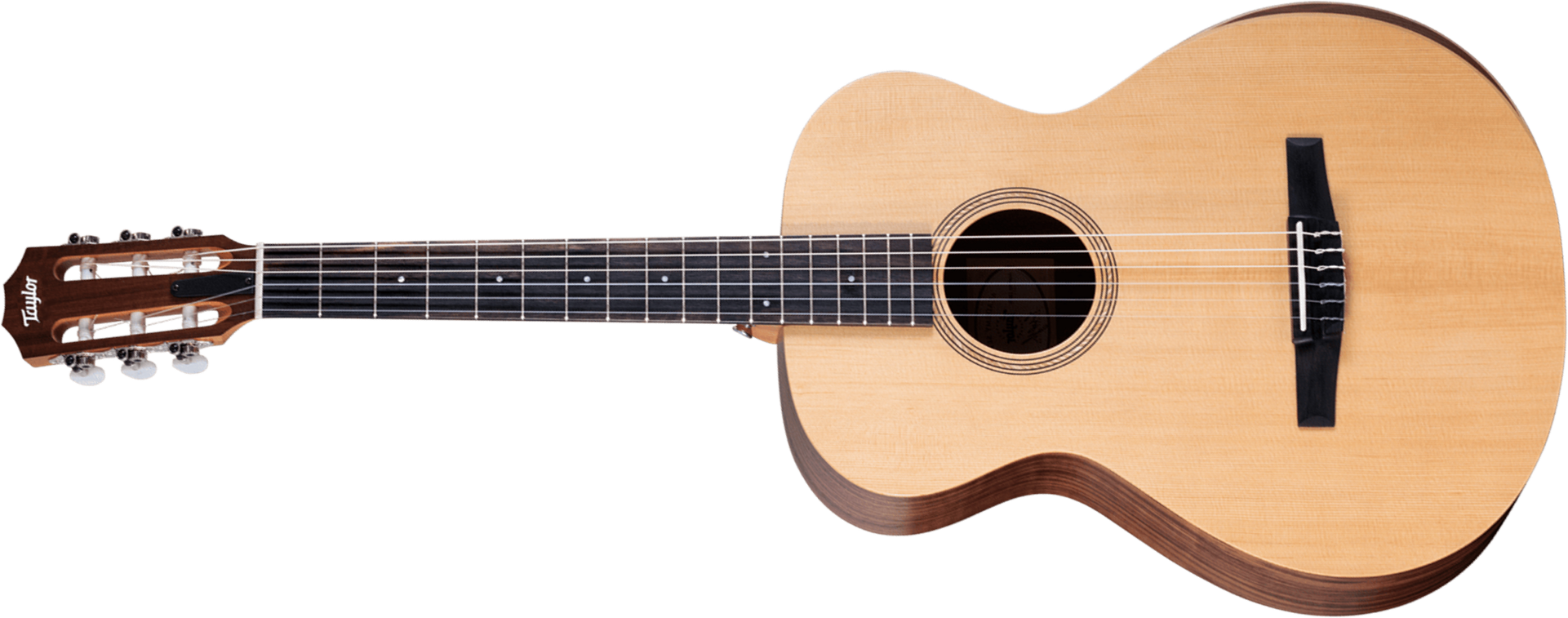 Taylor Academy 12e-n Walnut Lh Grand Concert Gaucher Epicea Noyer Eb Esb - Natural Matte - Guitare Classique Format 4/4 - Main picture