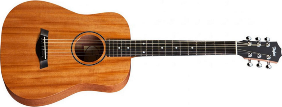 Taylor Baby Mahogany Bt2 Mini Dreadnought Acajou Sapele Eb +housse - Natural Satin - Guitare Acoustique Voyage - Main picture