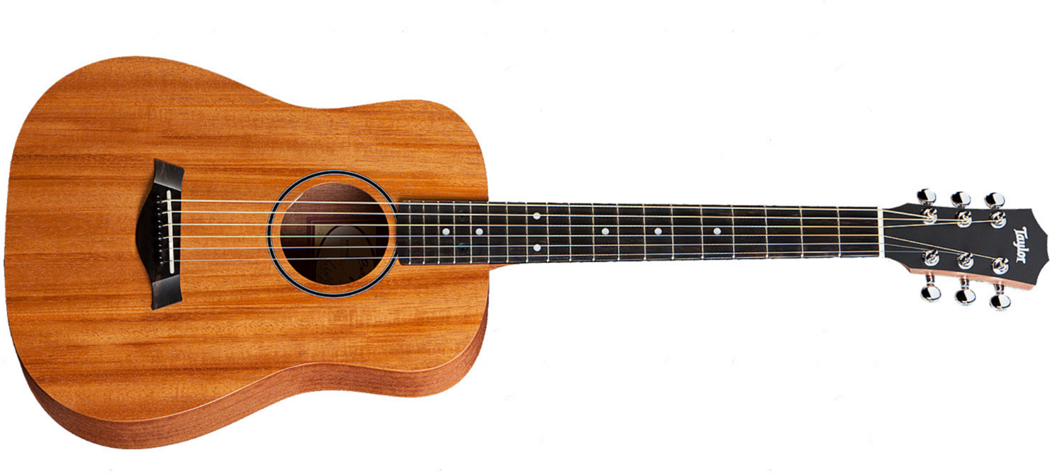 Taylor Baby Mahogany Bt2e Mini Dreadnought Acajou Sapele Eb Esb +housse - Natural Satin - Guitare Acoustique - Main picture