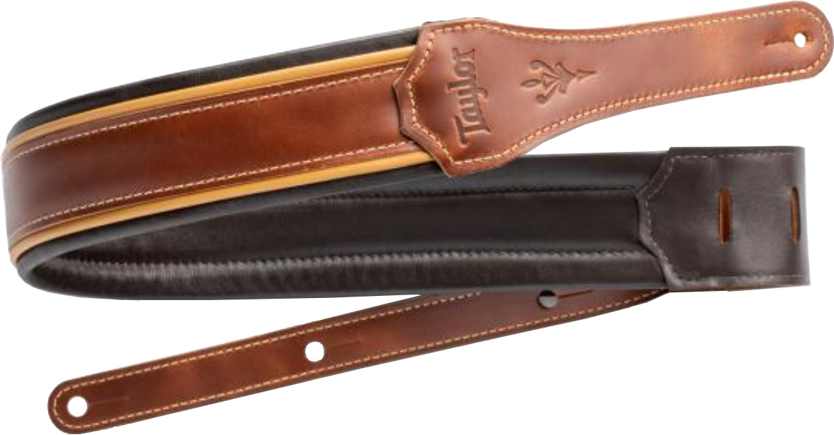 Taylor Century Strap Med Brown Leather 2.5 Inches Med Brown-butterscotch-black - Sangle Courroie - Main picture