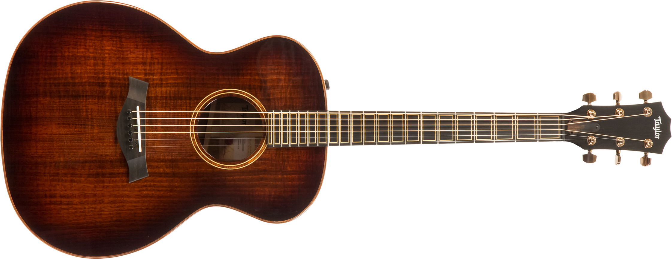 Taylor Custom Ga-e V-class Grand Auditorium Cw Tout Blackwood Eb Es2 #1202140098 - Shaded Edgeburst - Guitare Electro Acoustique - Main picture