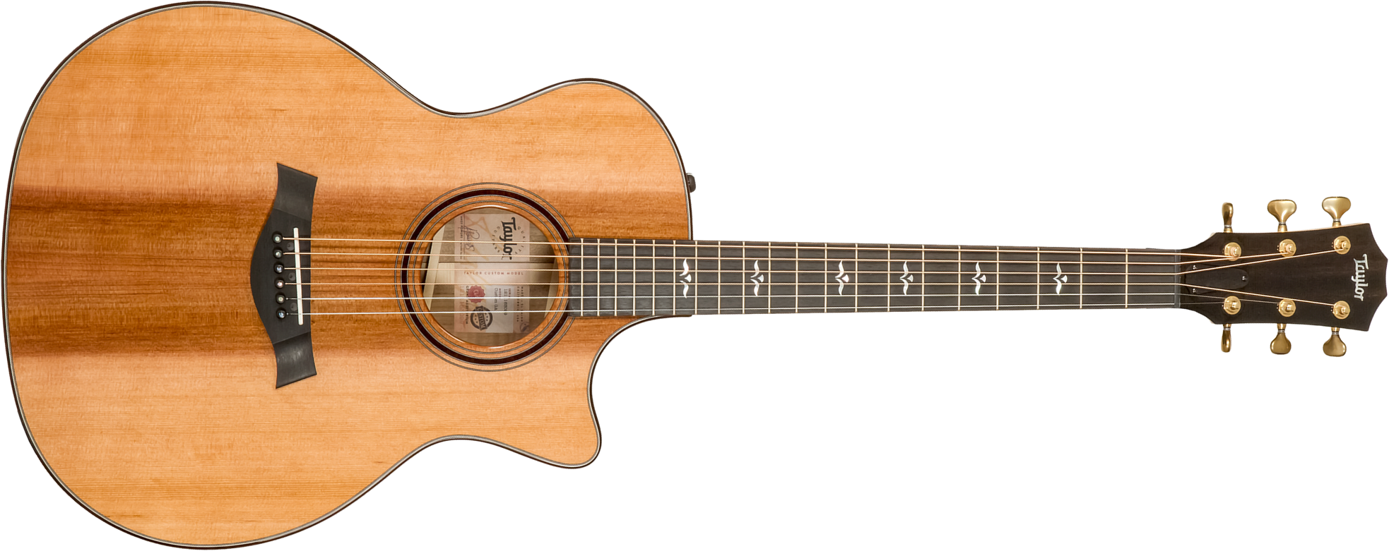 Taylor Custom Shop Ga-e Grand Auditorium Cw Cedre Myrte Eb Es2 #1211163099 - Natural - Guitare Folk - Main picture