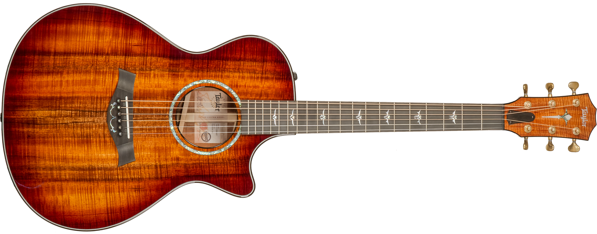 Taylor Custom Shop Gc-e Grand Concert Cw Tout Koa Eb Es2 #1211133097 - Sunburst - Guitare Folk - Main picture