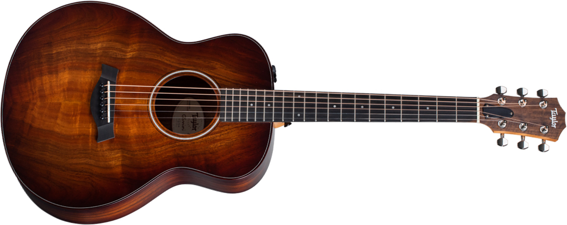 Taylor Gs Mini-e Koa Plus Parlor Tout Koa Eb Es-2 - Shaded Edge Burst - Guitare Acoustique Voyage - Main picture