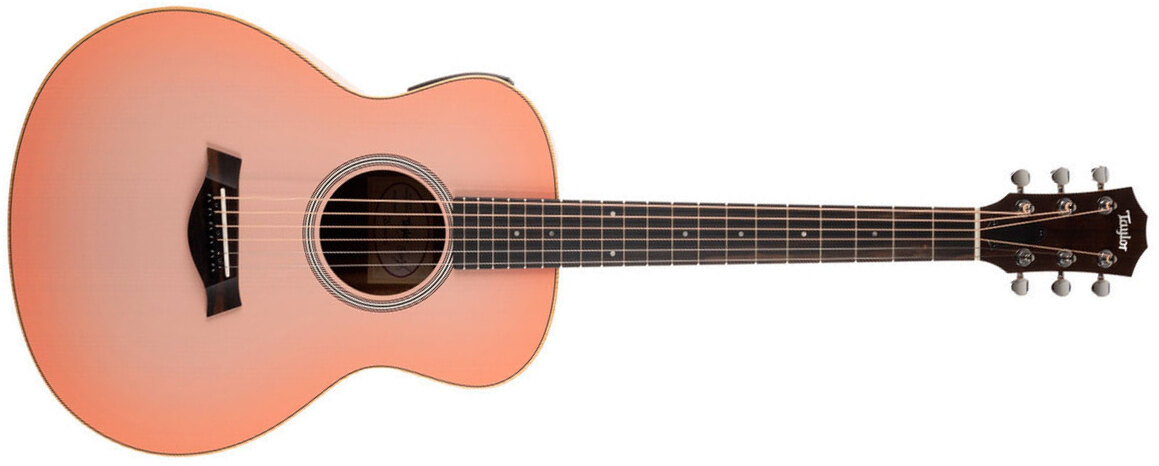 Taylor Gs Mini-e Special Edition Parlor Shsc Epicea Sapele Eb Esb - Sakuraburst - Guitare Folk - Main picture