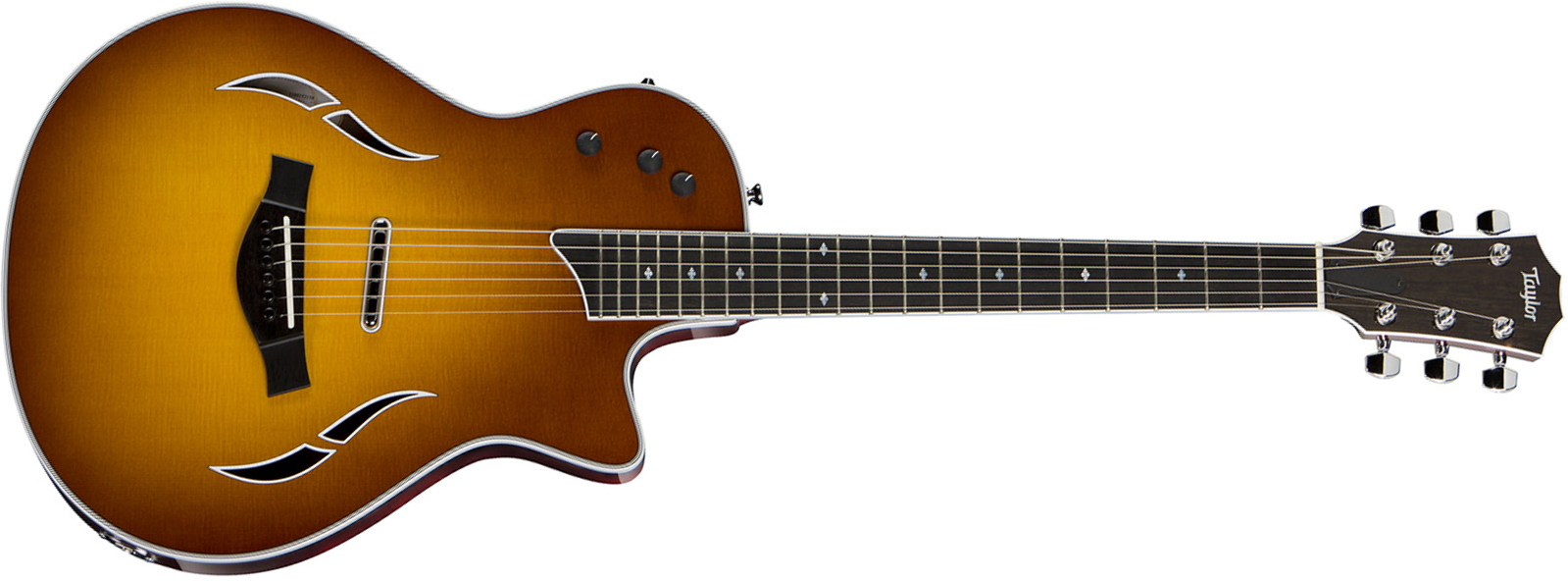 Taylor T5z Standard Epicea Sapele Eb - Honey Sunburst - Guitare Électrique 1/2 Caisse - Main picture