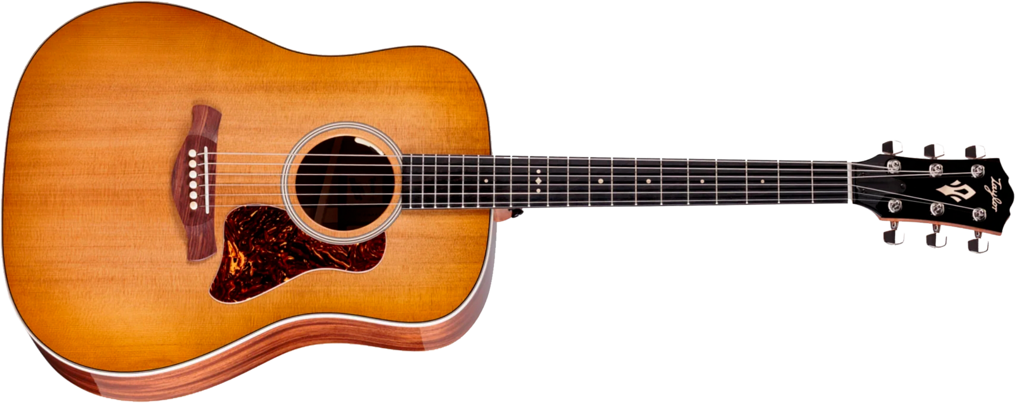 Taylor Trey Hensley 510e Special Ed. Gold Label Dreadnought Epicea Acajou Eb - Antique Blond - Guitare Folk - Main picture