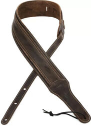 Sangle courroie Taylor Element Distressed Leather Guitar Strap 3 inch - Dark Brown