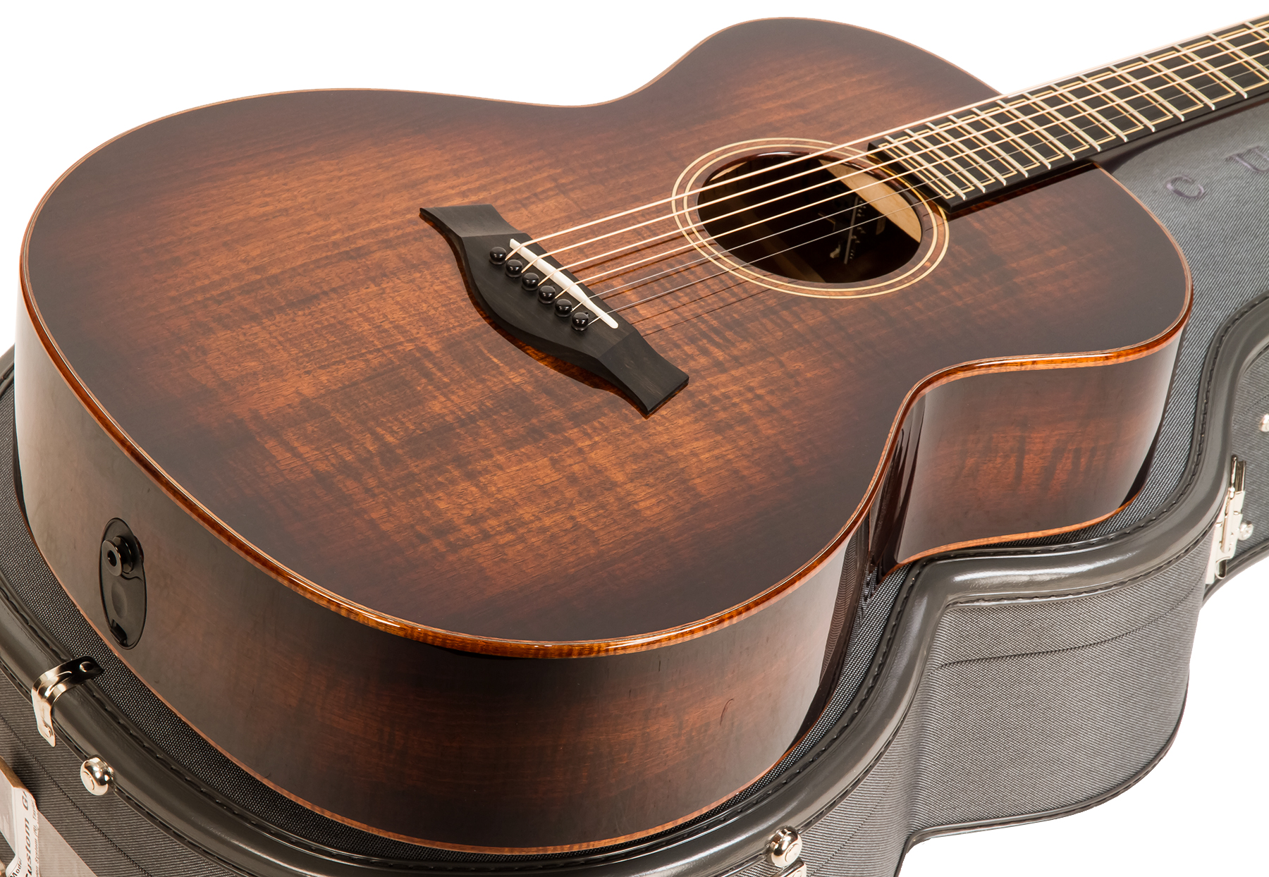 Taylor Custom Ga-e V-class Grand Auditorium Cw Tout Blackwood Eb Es2 #1202140098 - Shaded Edgeburst - Guitare Electro Acoustique - Variation 1