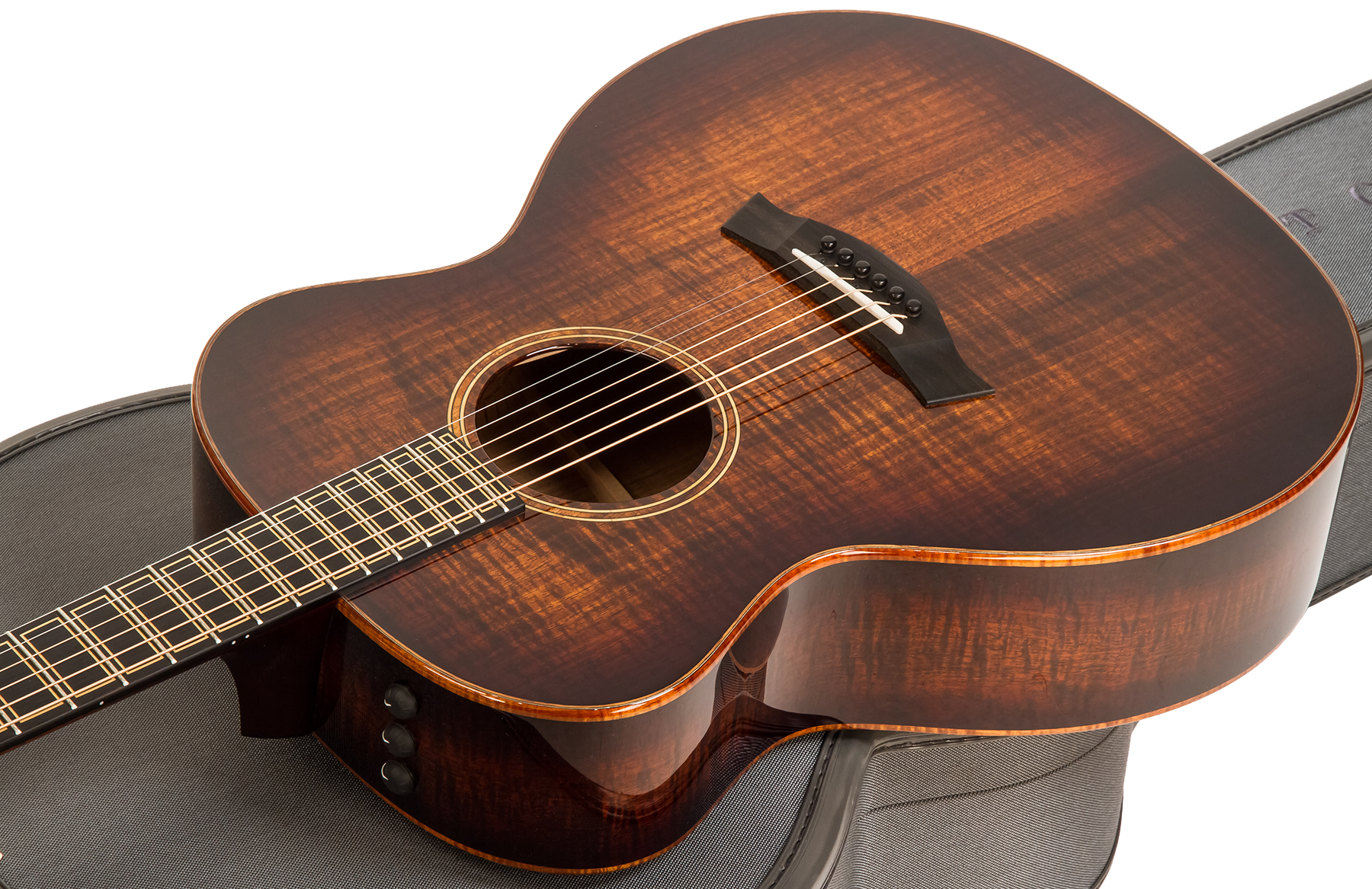 Taylor Custom Ga-e V-class Grand Auditorium Cw Tout Blackwood Eb Es2 #1202140098 - Shaded Edgeburst - Guitare Electro Acoustique - Variation 2