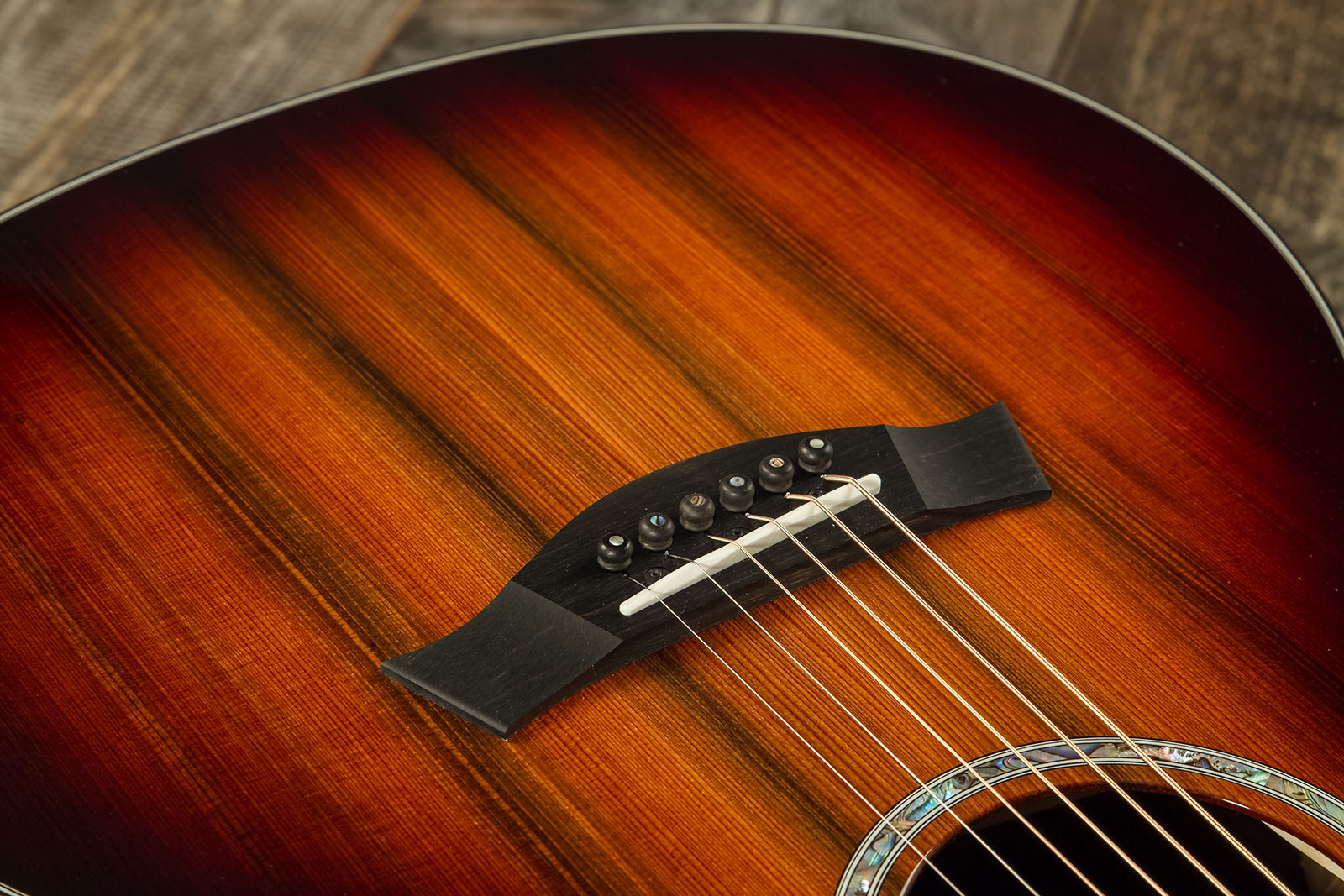 Taylor Custom Shop Gc-e Grand Concert Cw Sinker Redwood Palissandre Eb Es2 #1211103097 - Sunburst - Guitare Folk - Variation 3
